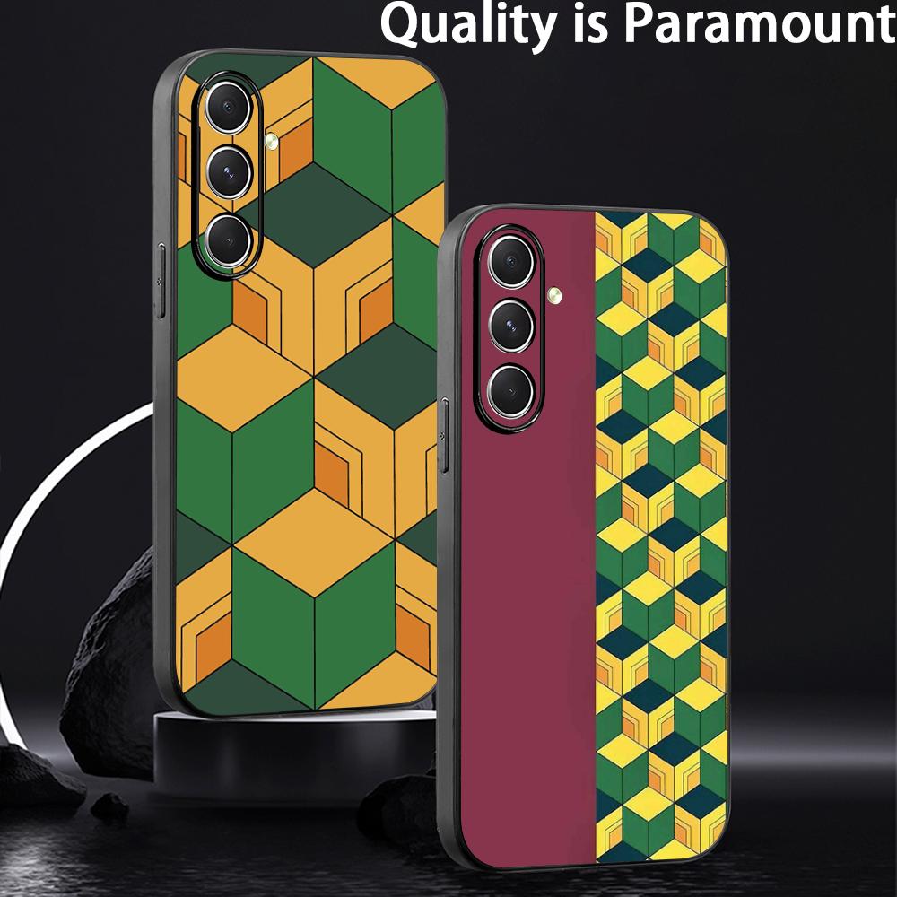 Samsung Galaxy S24 - Demon Slayer Kostüm Modedesign Handyhülle für
